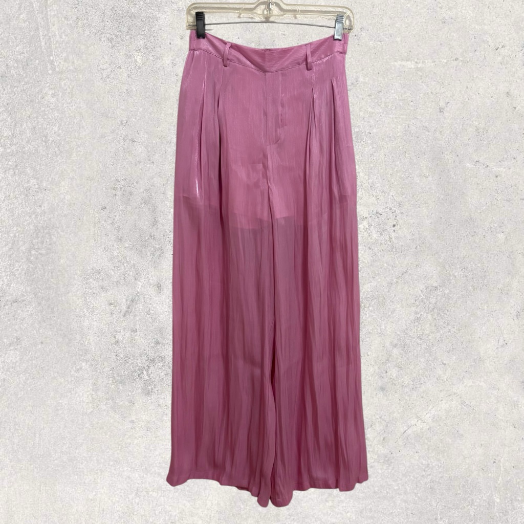 Halara Satin Wide Leg Pants Nwt